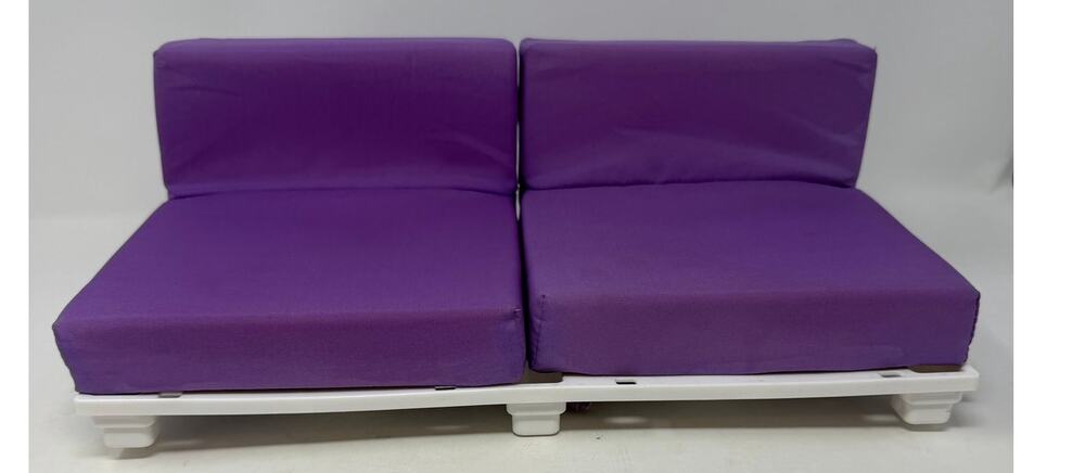 My Life As Doll / American Girl Purple Couch Doll Furniture